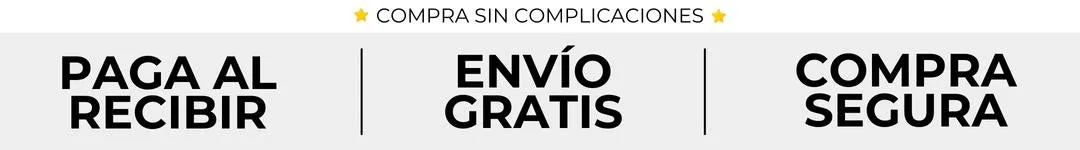 Paga al recibir - Envío gratis - Compra segura