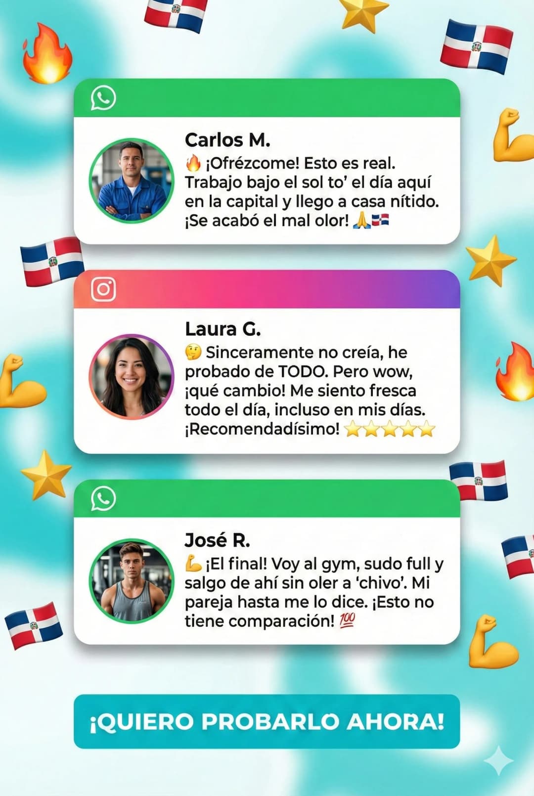 Testimonios de clientes